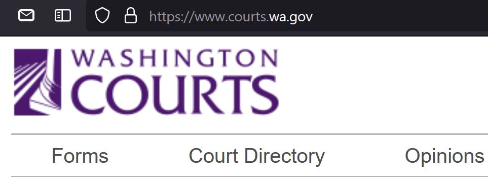 Washington Supreme Court Website
