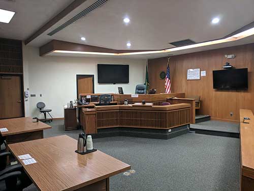Courtroom changes for Friday, January 7 2022 (only)